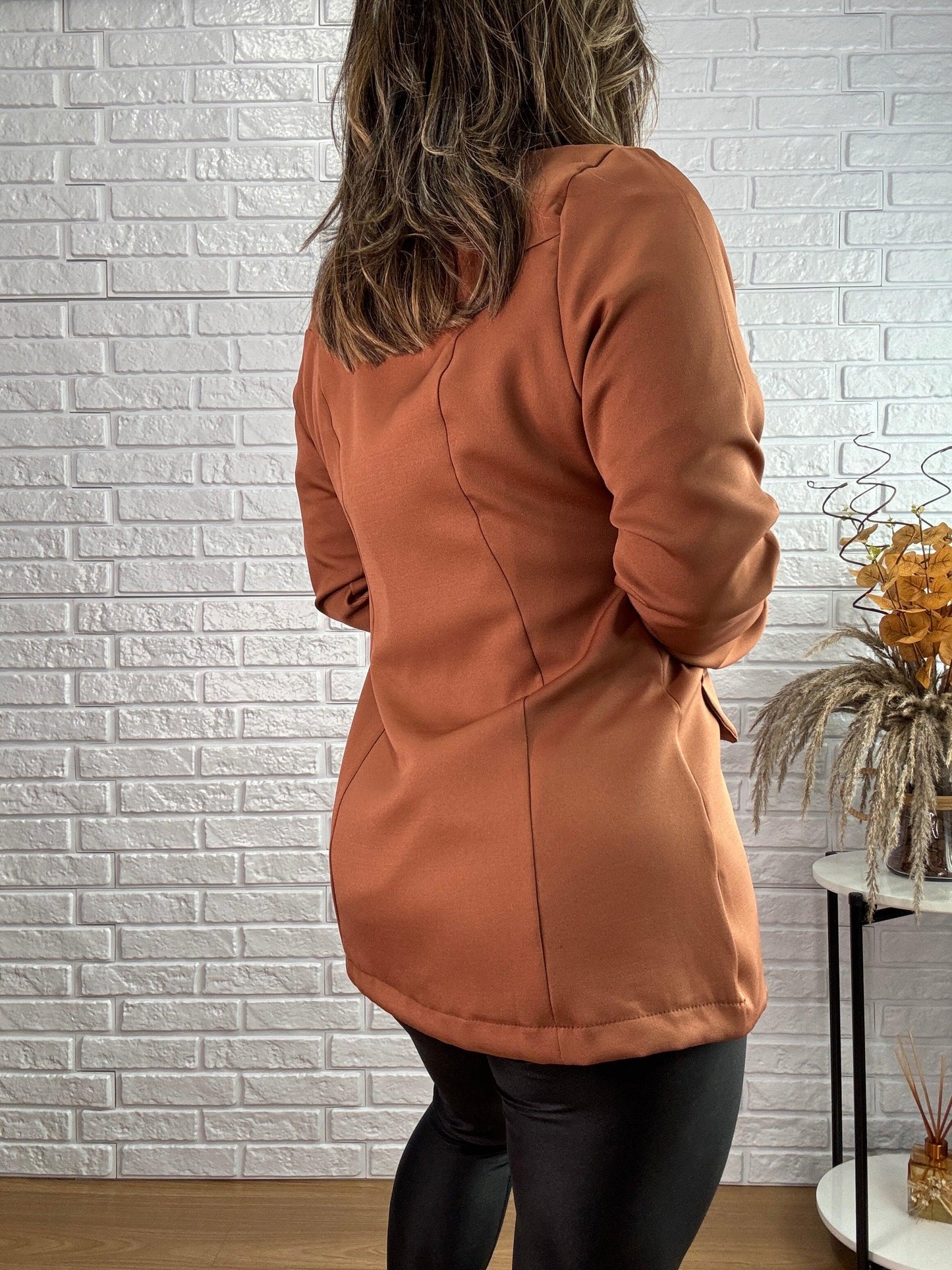 Blazer Elegance | Mocha Mousse