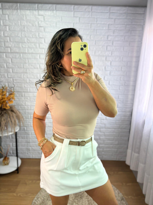 T-shirt Slim | Nude